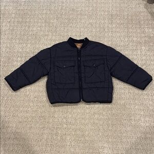 Zara Kids Black Quilted Jacket